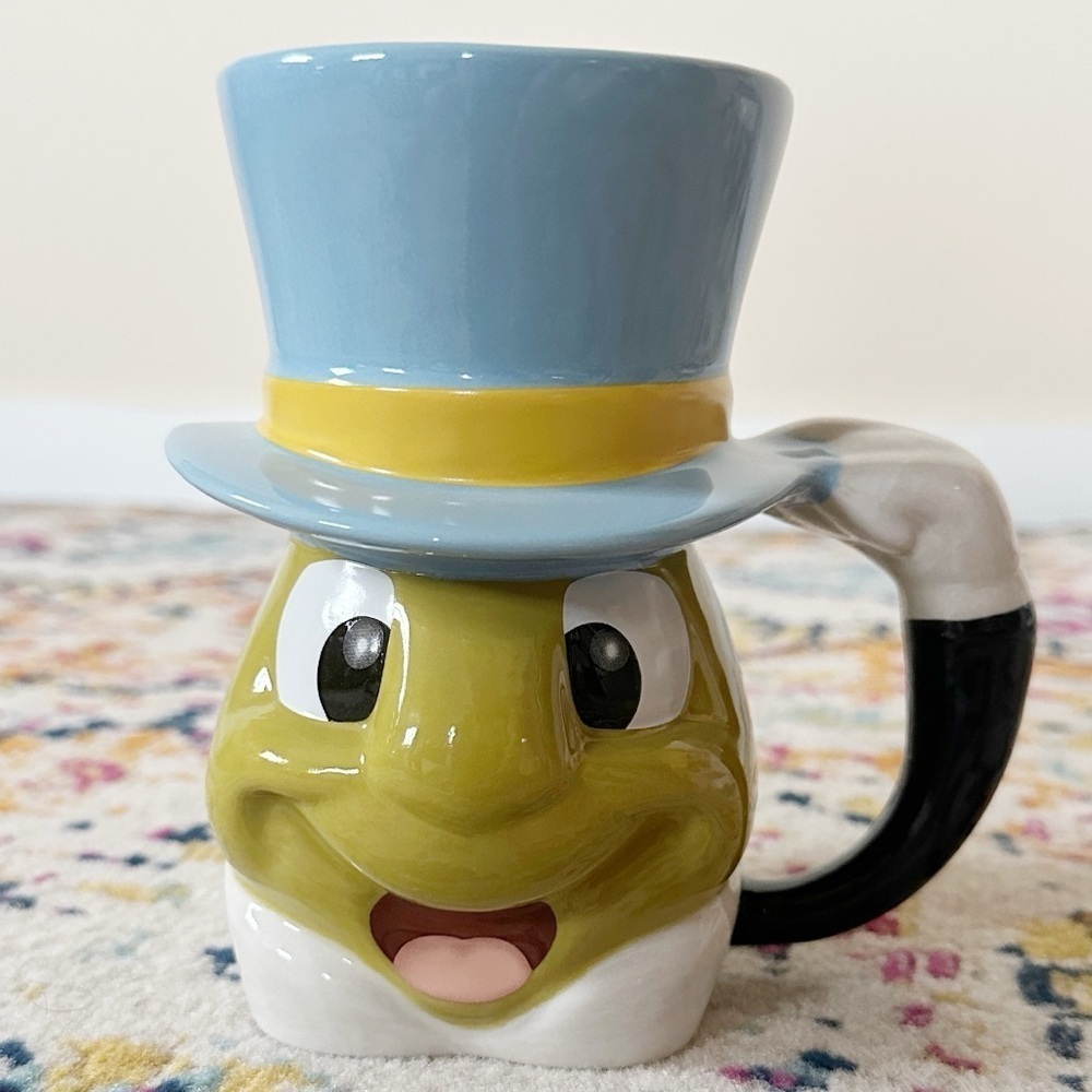 Disney Jiminy Cricket Sculpted Mug 19oz Hot Beverage Cup